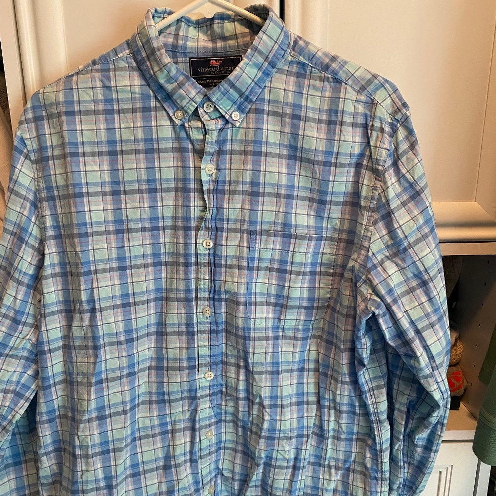 Men's Vineyard Vines L Slim Fit Button Down Shirt